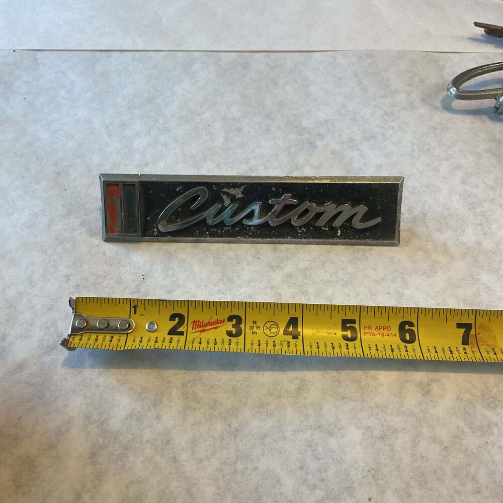 1967-1968 Chevrolet Custom Door Emblem